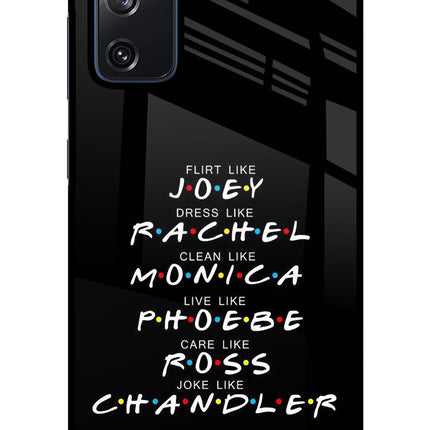 FRIENDS Character Samsung S20 FE Glass Case