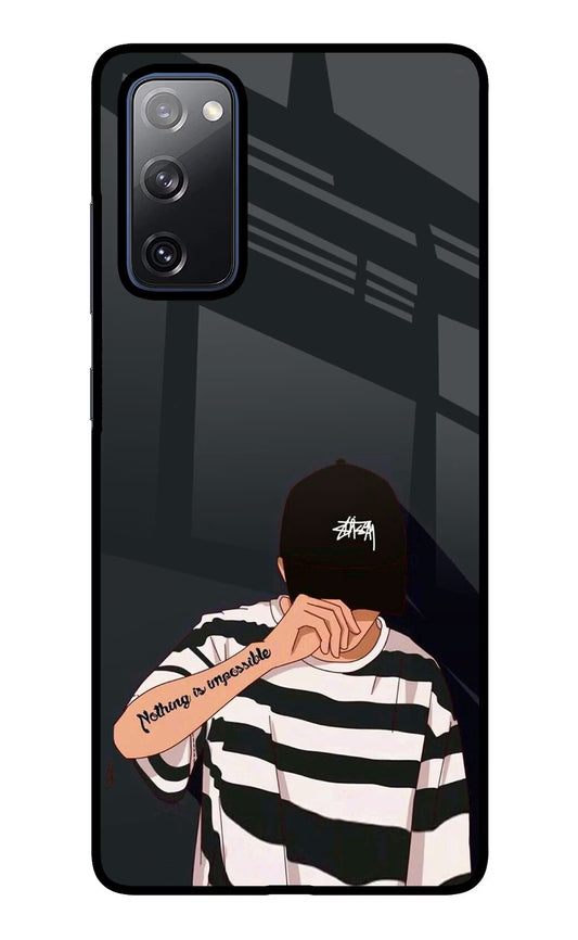 Aesthetic Boy Samsung S20 FE Glass Case