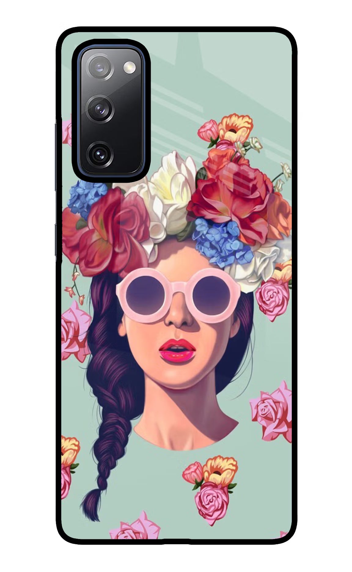 Pretty Girl Samsung S20 FE Glass Case Back Cover by Casekaro