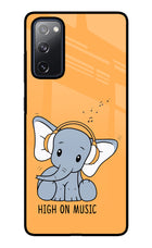 High On Music Samsung S20 FE Glass Case