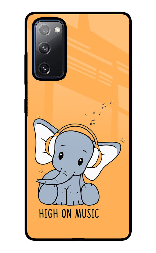 High On Music Samsung S20 FE Glass Case
