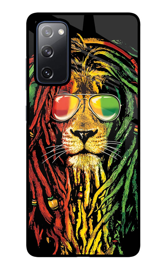 Rasta Lion Samsung S20 FE Glass Case