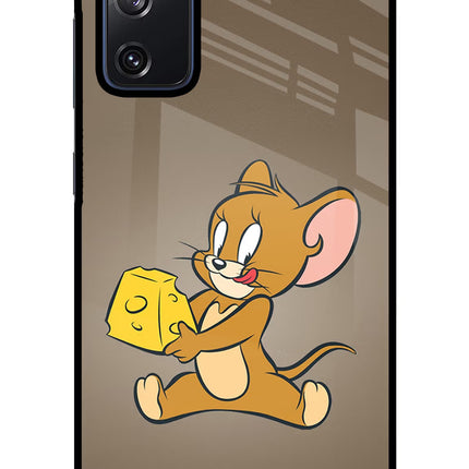 Jerry Samsung S20 FE Glass Case Back Cover by Casekaro