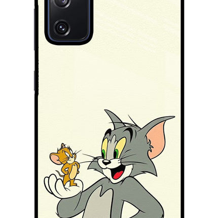 Tom & Jerry Samsung S20 FE Glass Case Back Cover by Casekaro