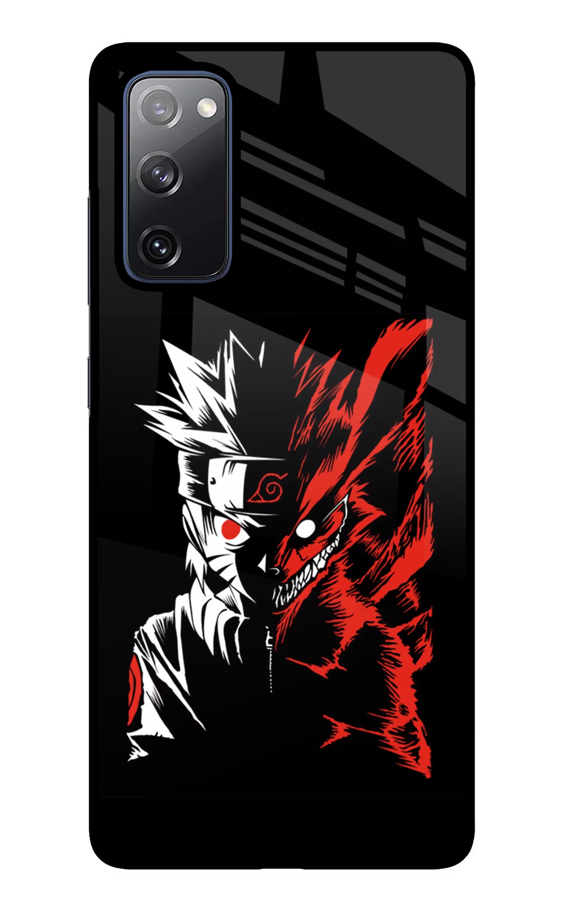 Naruto Two Face Samsung S20 FE Glass Case Back Cover by Casekaro