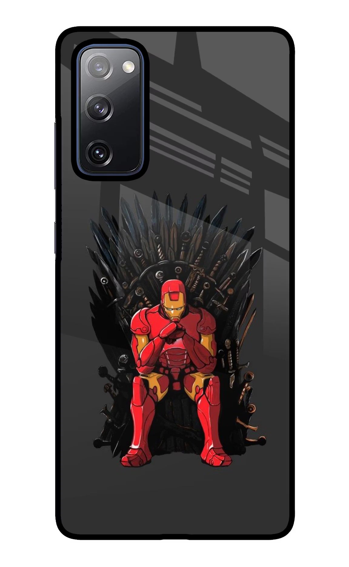 Ironman Throne Samsung S20 FE Glass Case Back Cover by Casekaro
