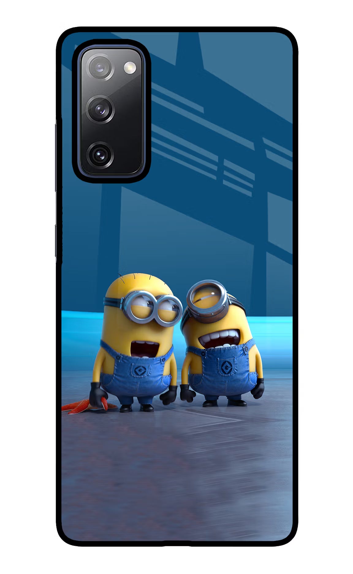 Minion Laughing Samsung S20 FE Glass Case