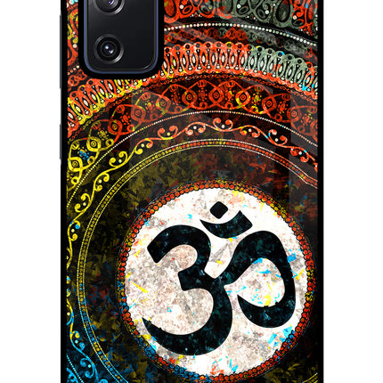 Om Cultural Samsung S20 FE Glass Case Back Cover by Casekaro