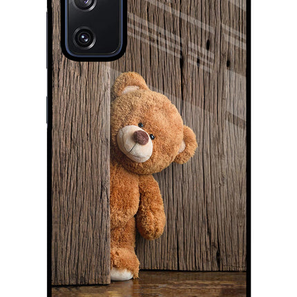 Teddy Wooden Samsung S20 FE Glass Case