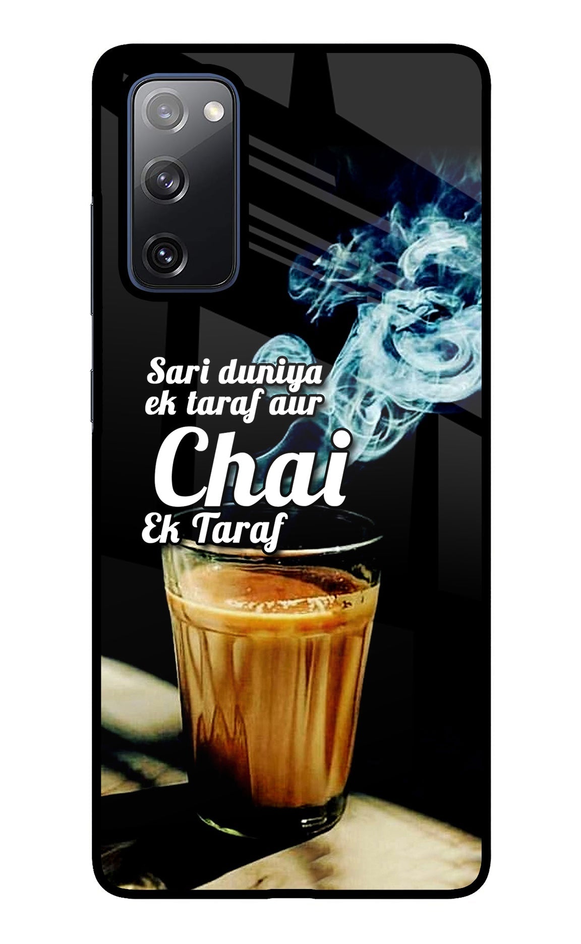 Chai Ek Taraf Quote Samsung S20 FE Glass Case