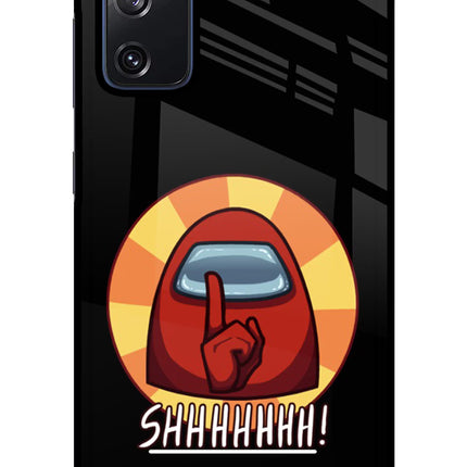 Among Us Shhh! Samsung S20 FE Glass Case