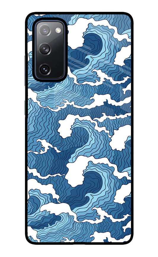 Blue Waves Samsung S20 FE Glass Case