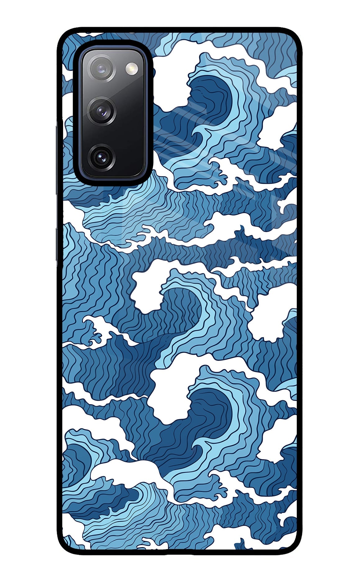 Blue Waves Samsung S20 FE Back Cover