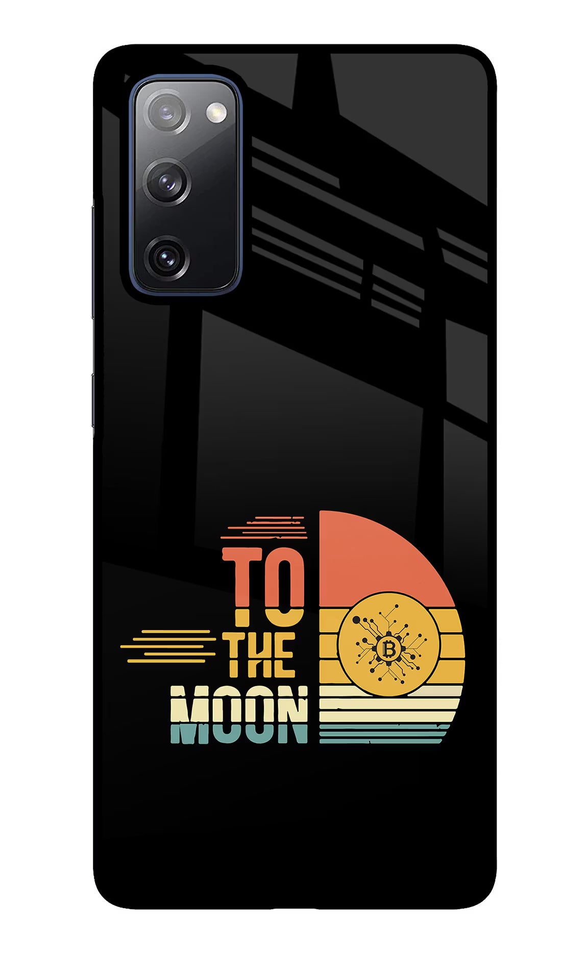 To the Moon Samsung S20 FE Glass Case Back Cover by Casekaro