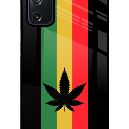 Weed Flag Samsung S20 FE Glass Case