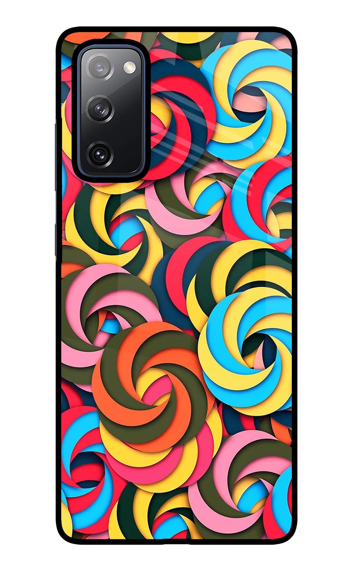 Spiral Pattern Samsung S20 FE Glass Case