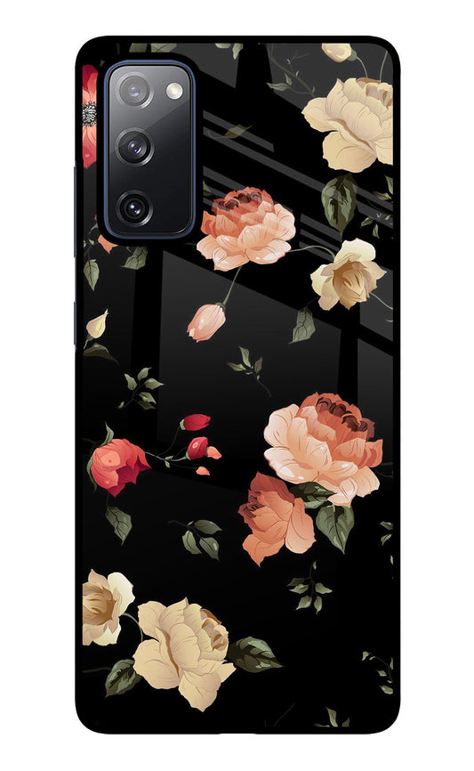 Flowers Samsung S20 FE Glass Case