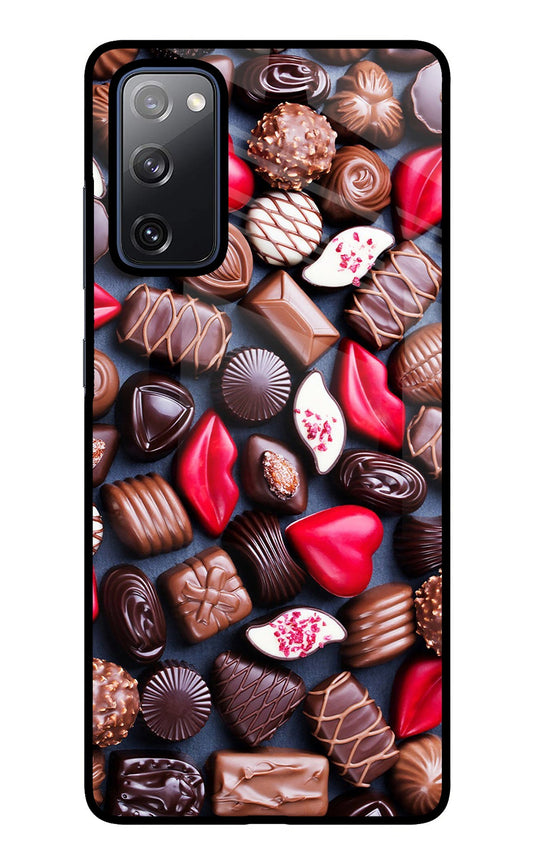 Chocolates Samsung S20 FE Glass Case