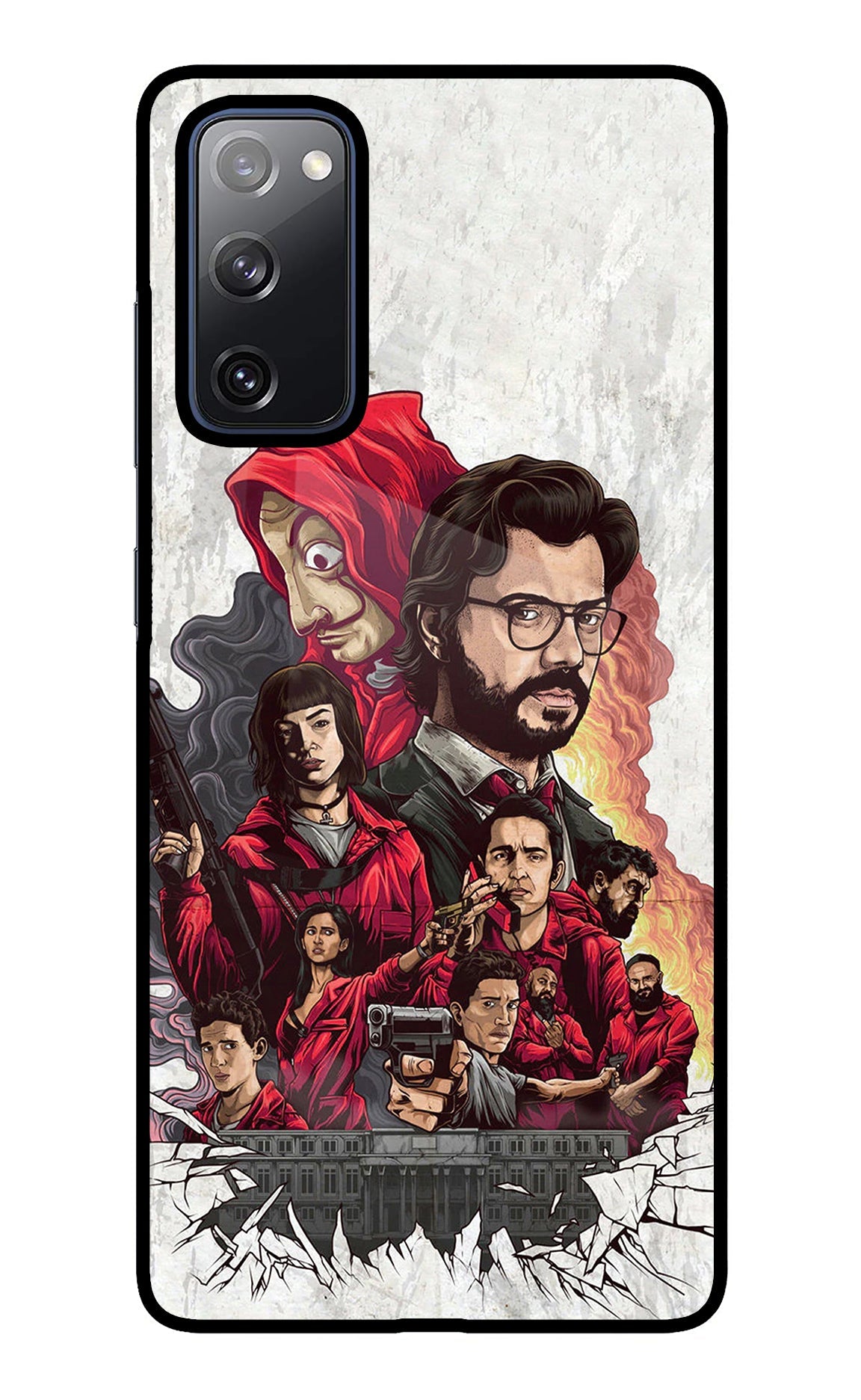 Money Heist Artwork Samsung S20 FE Back Cover