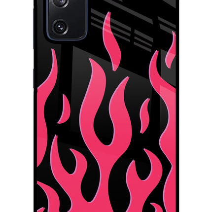 Fire Flames Samsung S20 FE Glass Case