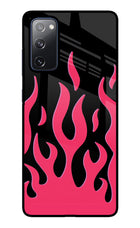 Fire Flames Samsung S20 FE Glass Case