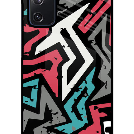 Geometric Graffiti Samsung S20 FE Glass Case