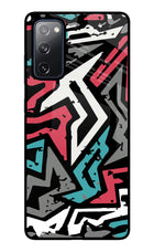 Geometric Graffiti Samsung S20 FE Glass Case
