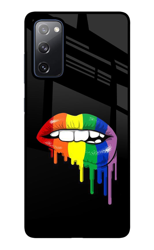 Lips Biting Samsung S20 FE Glass Case