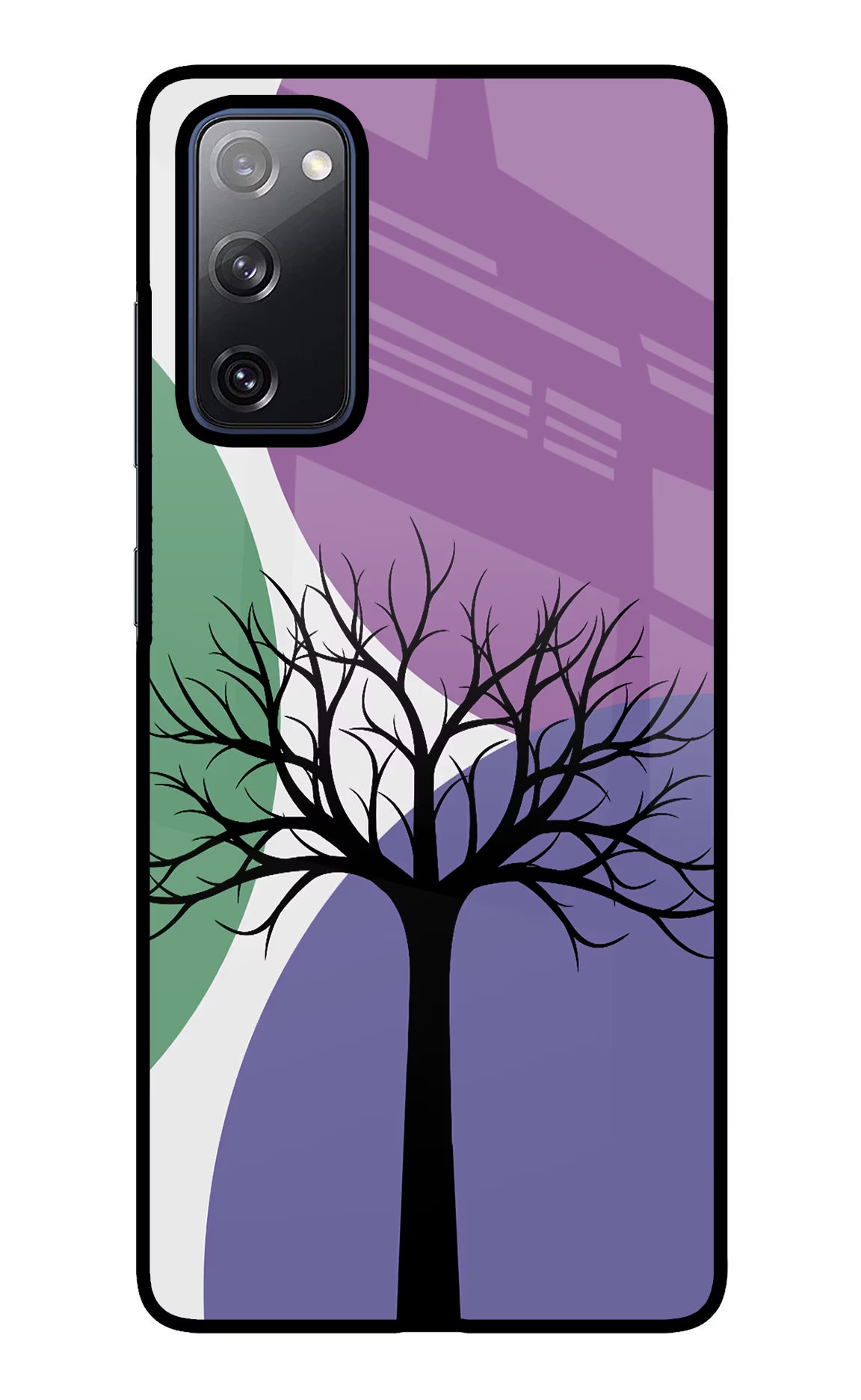 Tree Art Samsung S20 FE Glass Case Back Cover by Casekaro