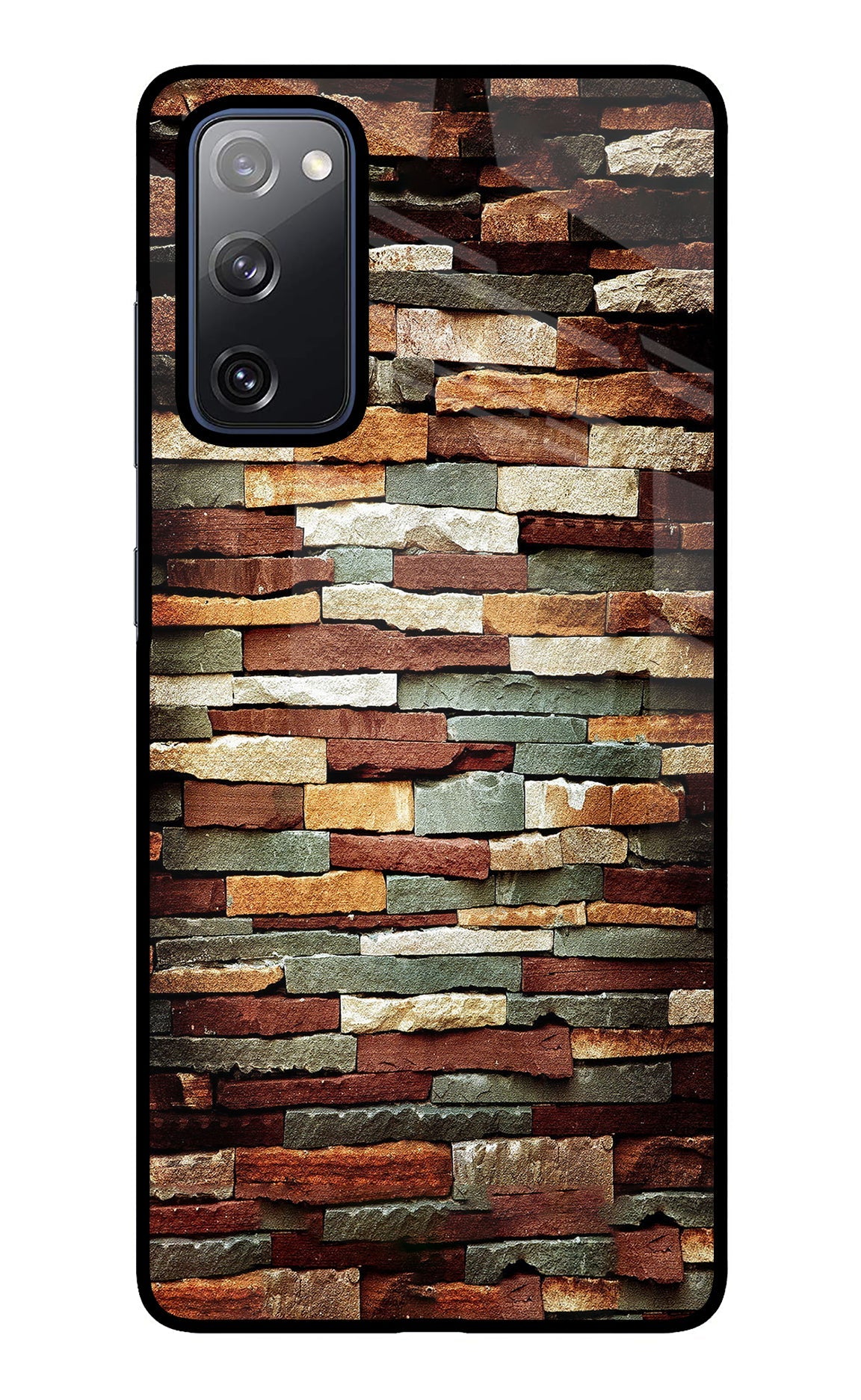 Bricks Pattern Samsung S20 FE Glass Case