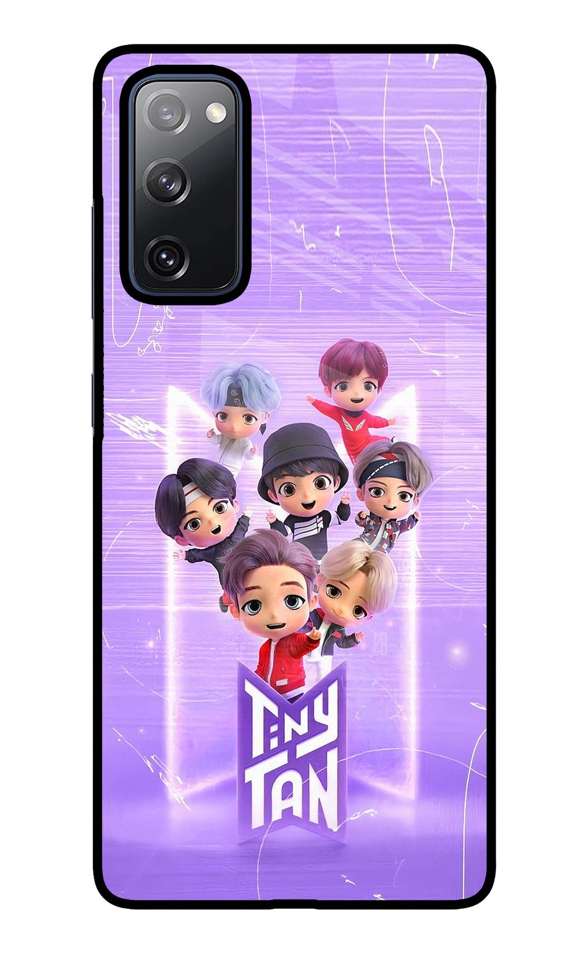 BTS Tiny Tan Samsung S20 FE Glass Case