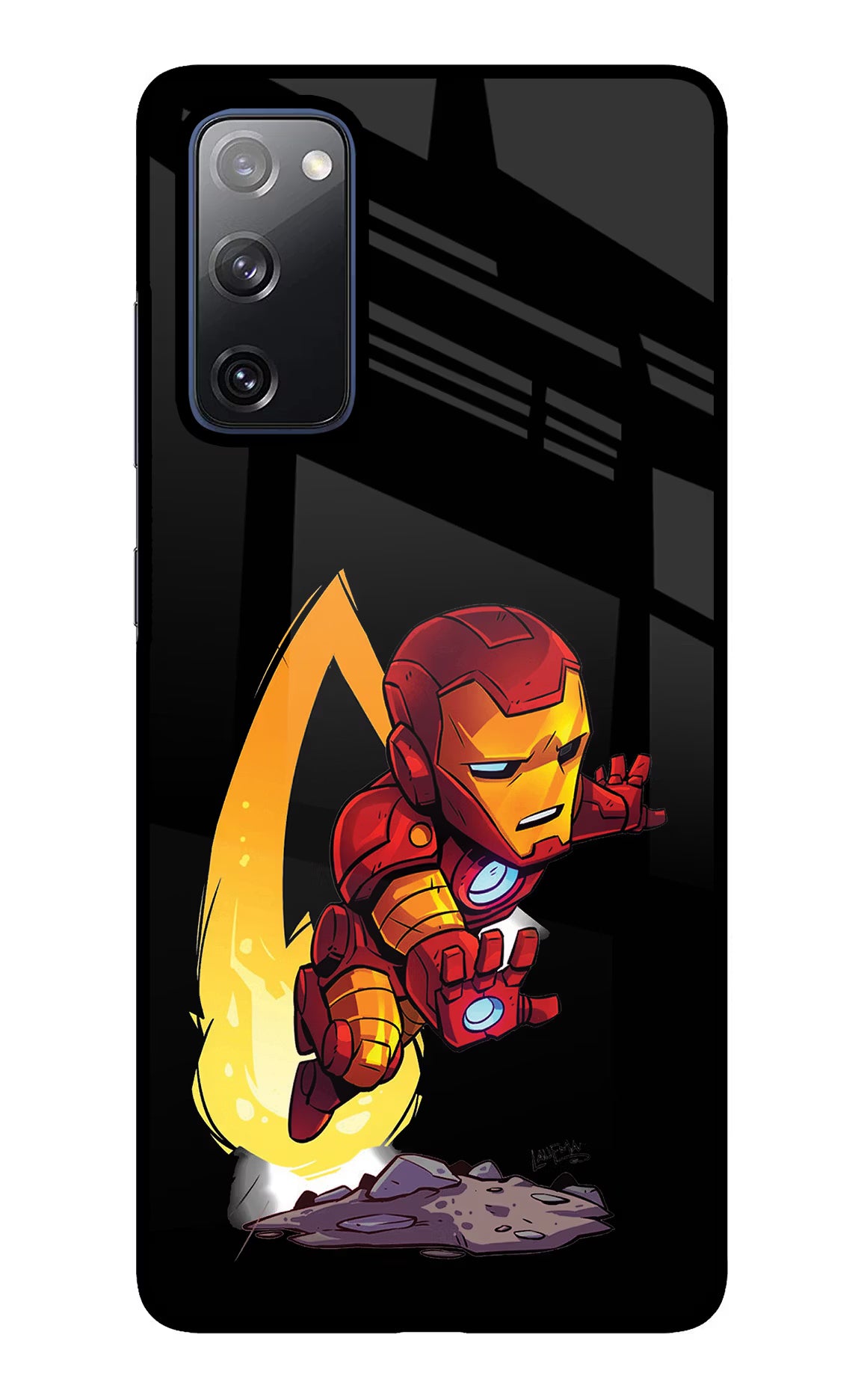 IronMan Samsung S20 FE Glass Case Back Cover by Casekaro