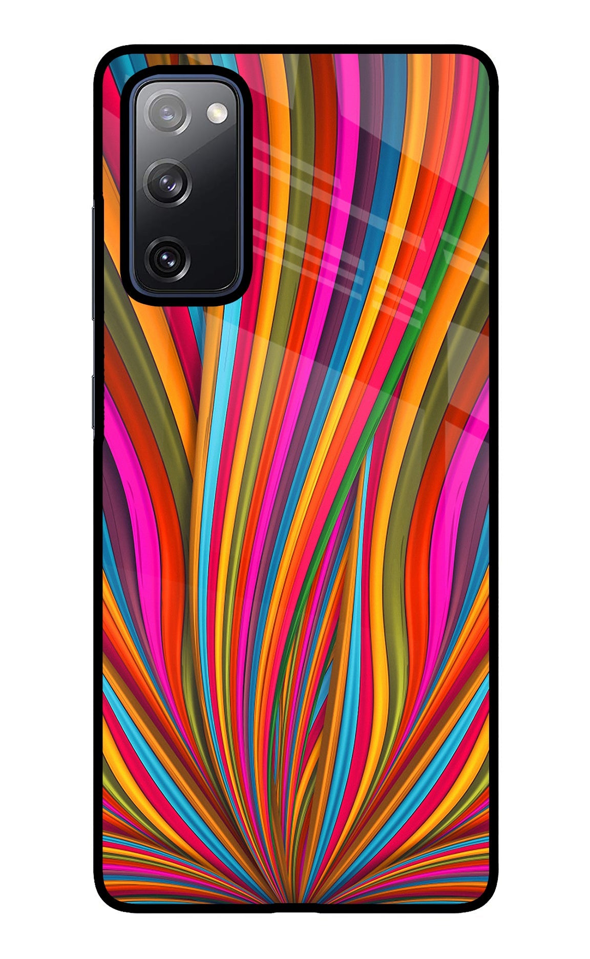 Trippy Wavy Samsung S20 FE Glass Case