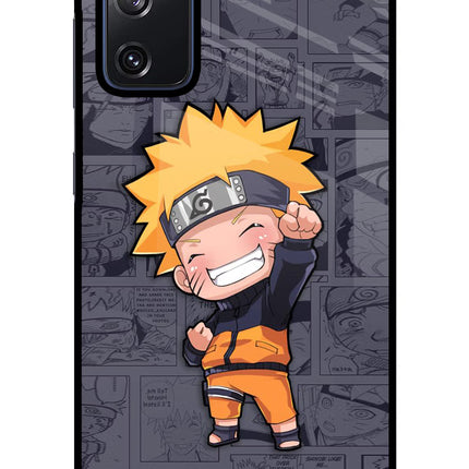 Chota Naruto Samsung S20 FE Glass Case Back Cover by Casekaro