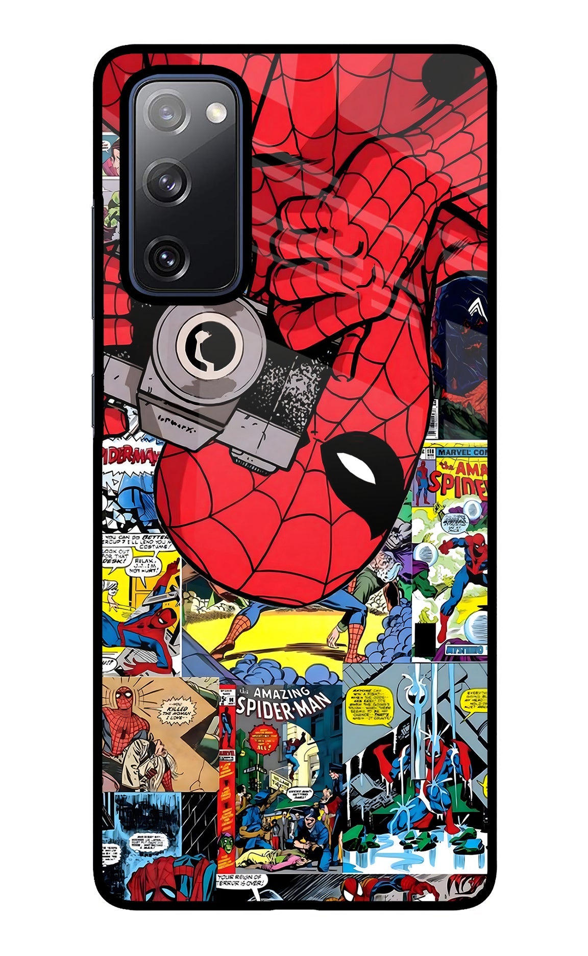 Spider Man Samsung S20 FE Glass Case