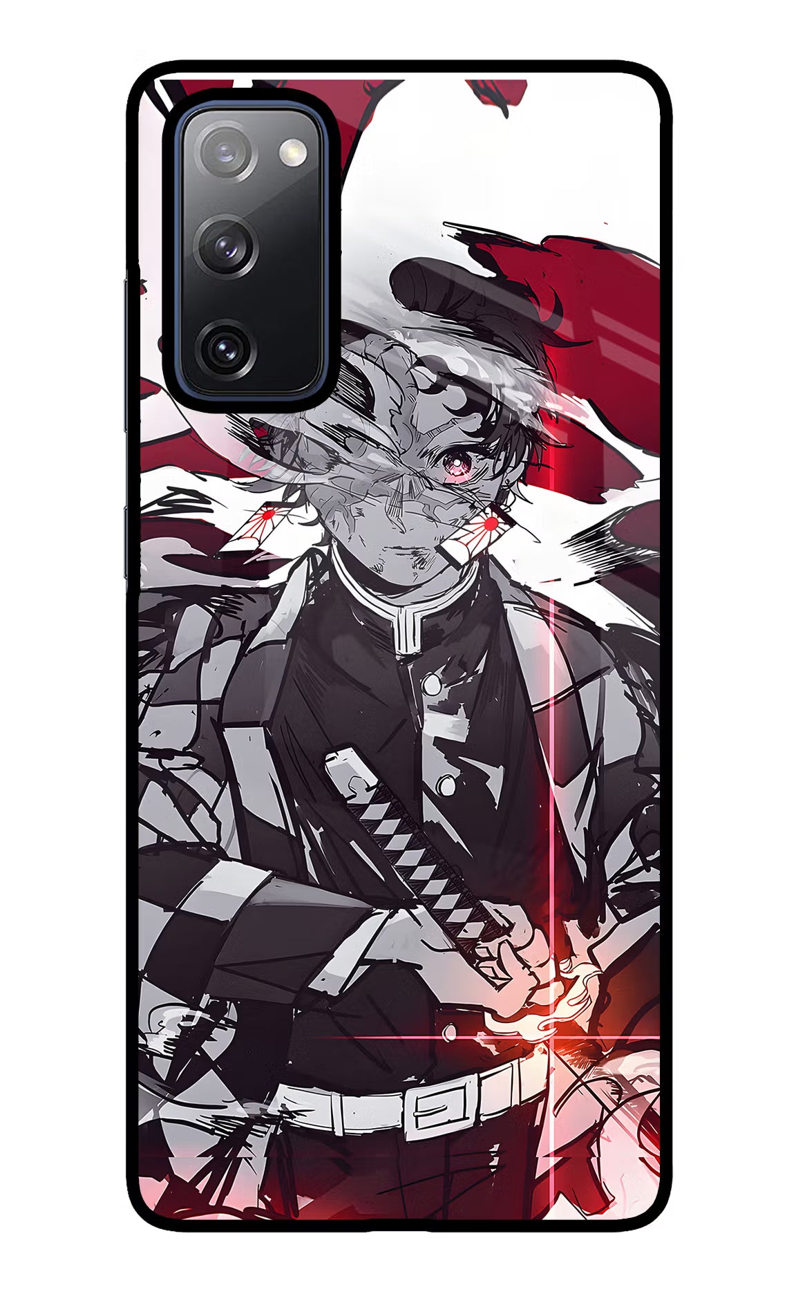 Demon Slayer Samsung S20 FE Glass Case Back Cover by Casekaro