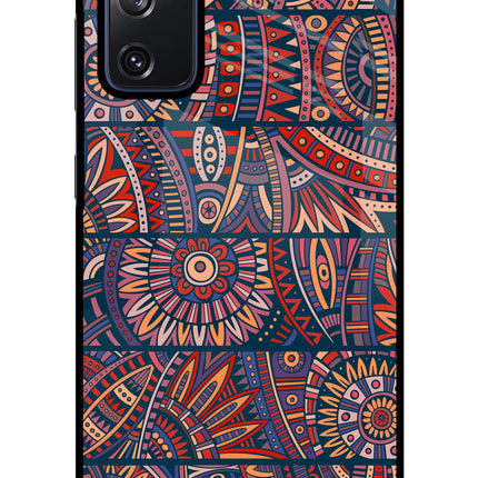 African Culture Design Samsung S20 FE Glass Case