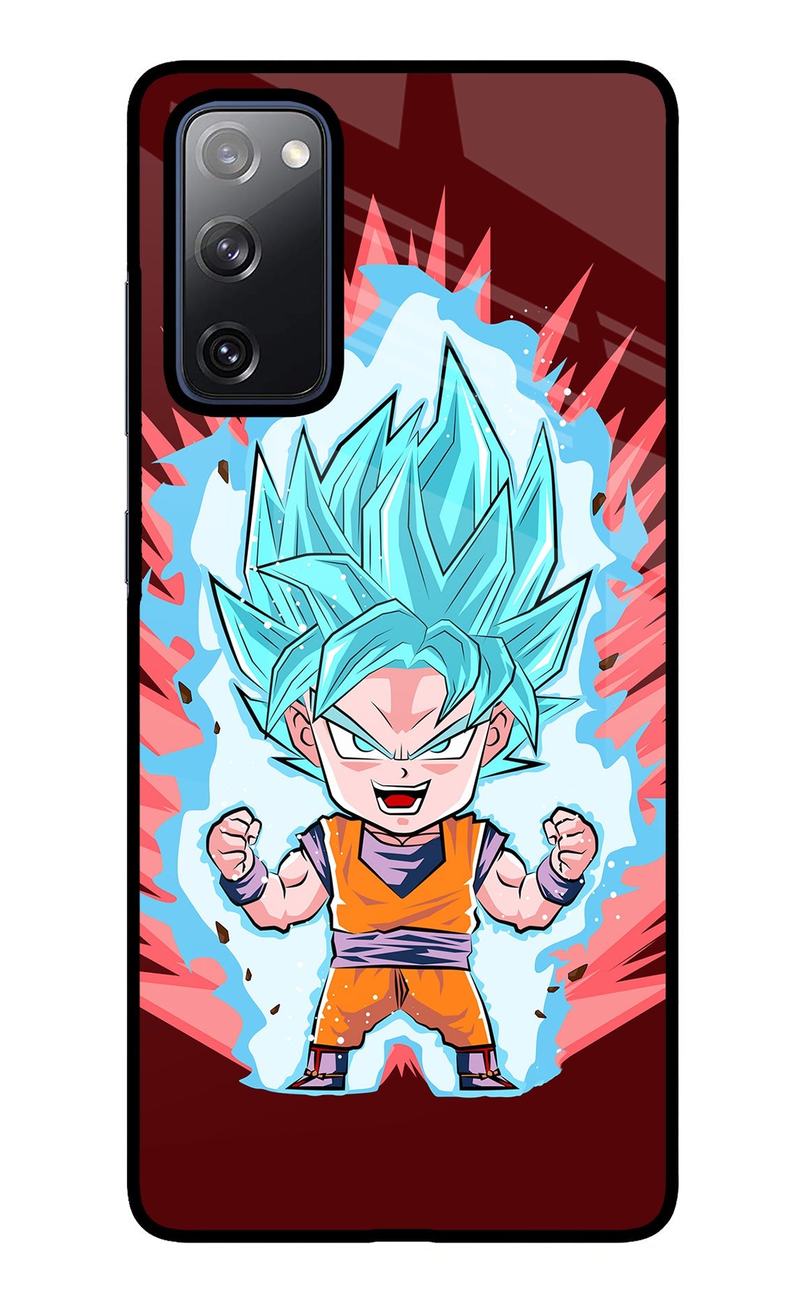 Goku Little Samsung S20 FE Glass Case