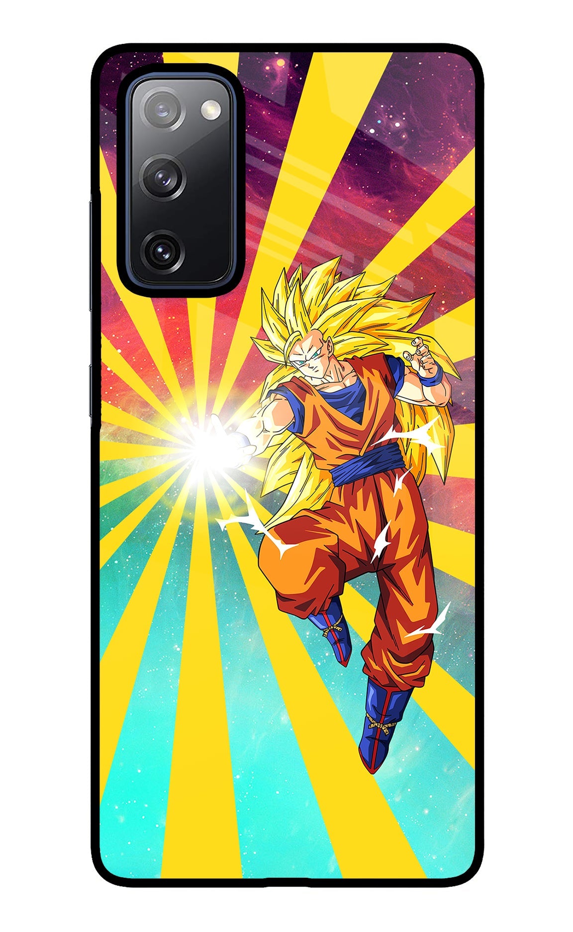 Goku Super Saiyan Samsung S20 FE Glass Case