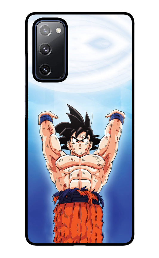 Goku Power Samsung S20 FE Glass Case