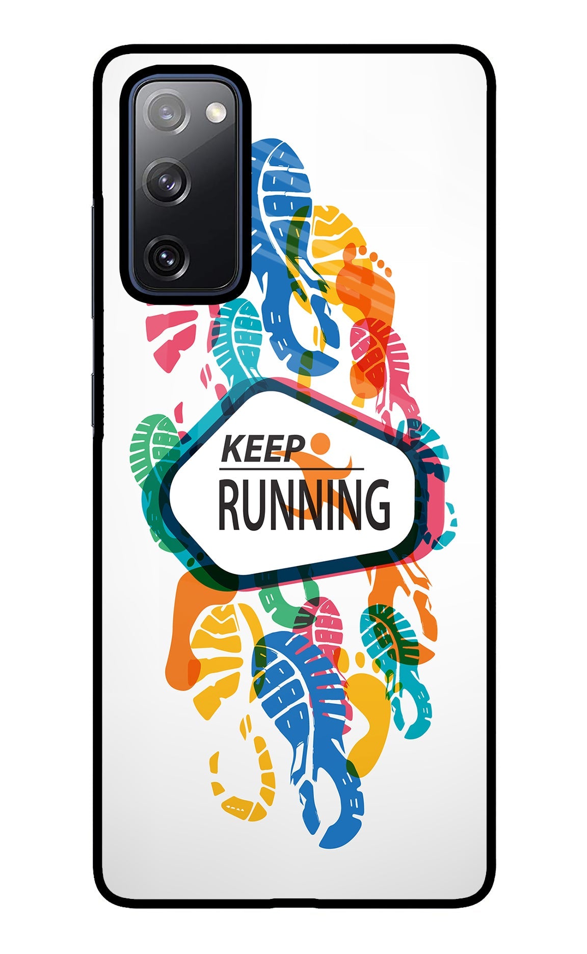 Keep Running Samsung S20 FE Glass Case