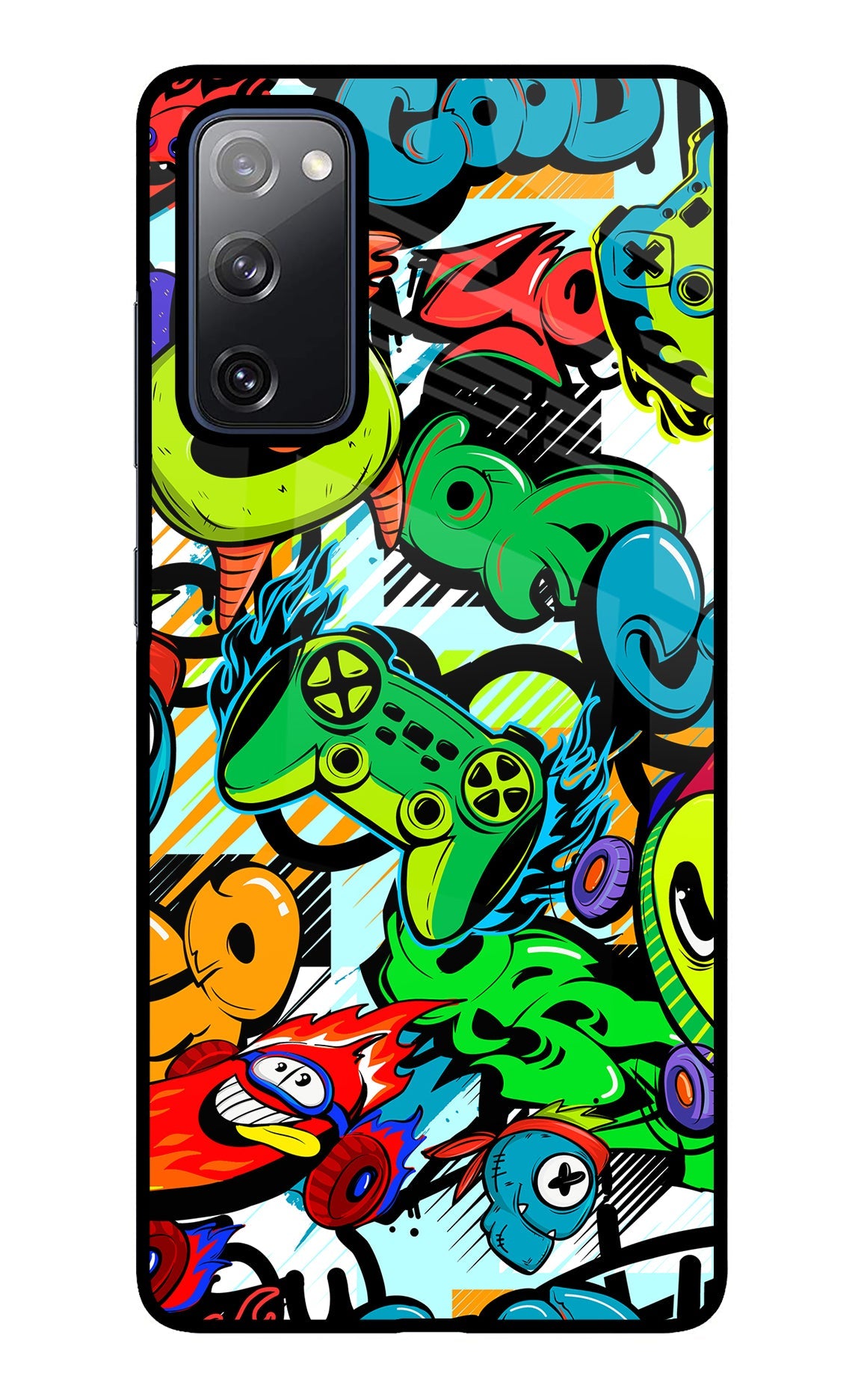 Game Doodle Samsung S20 FE Glass Case