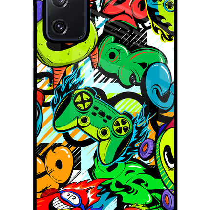 Game Doodle Samsung S20 FE Glass Case