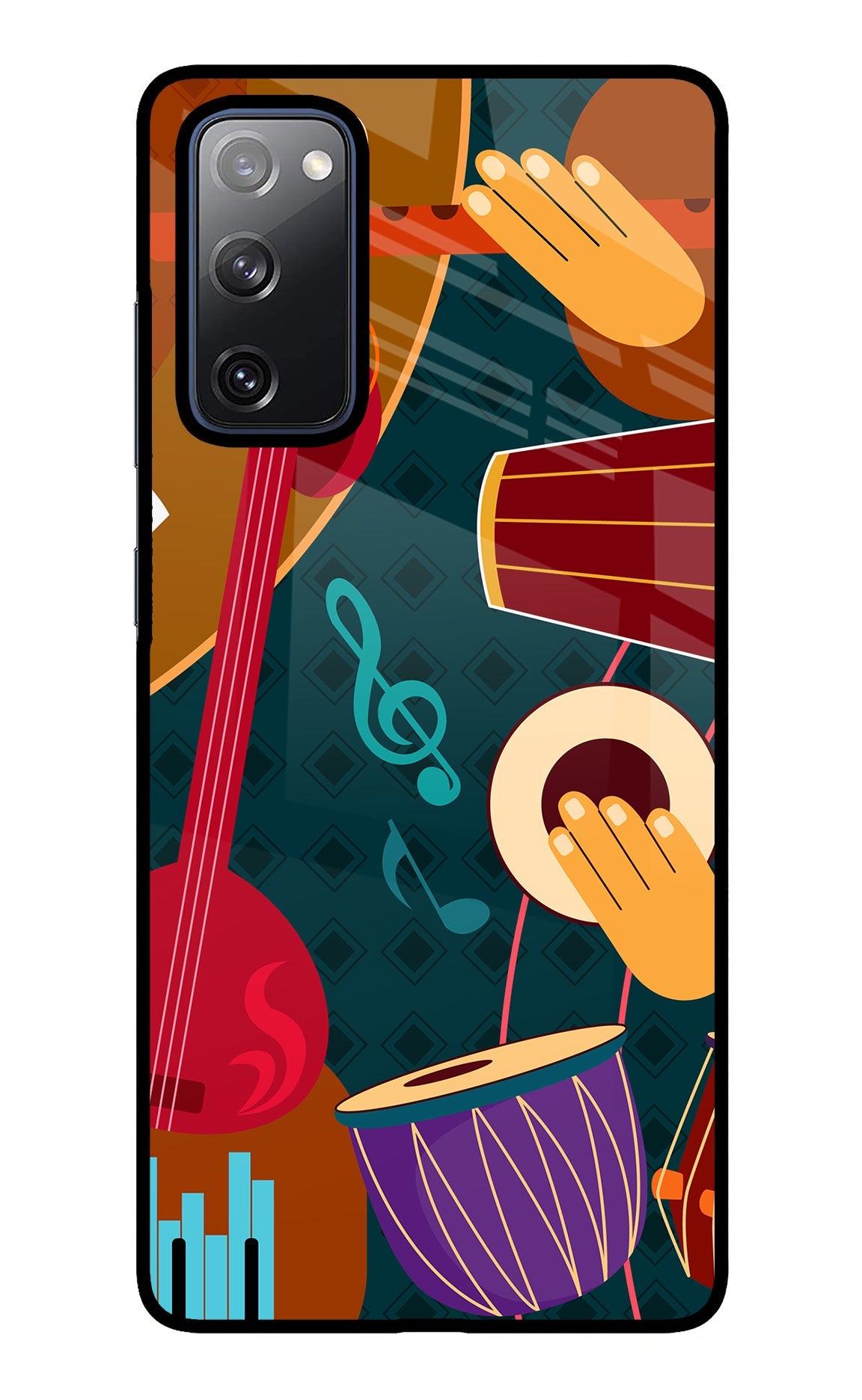 Music Instrument Samsung S20 FE Glass Case