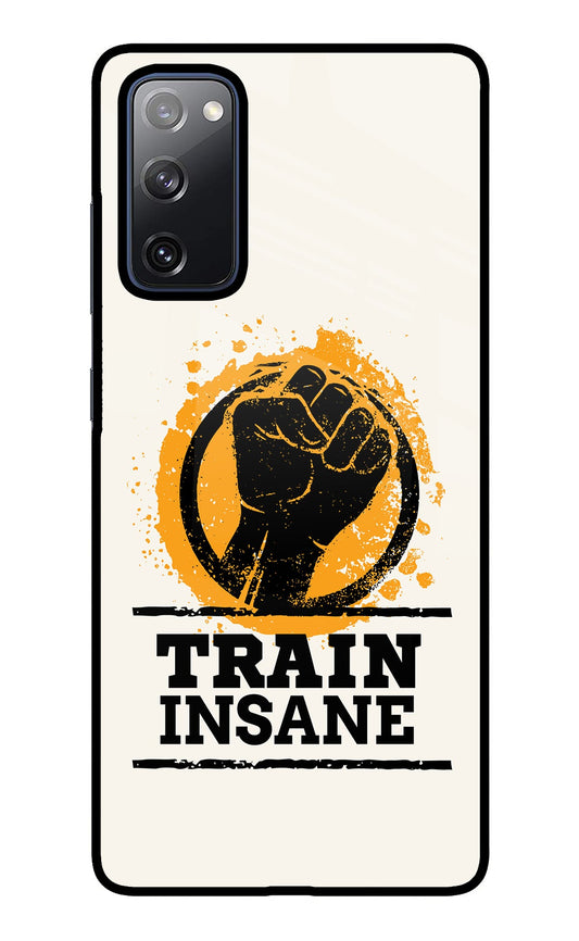 Train Insane Samsung S20 FE Glass Case