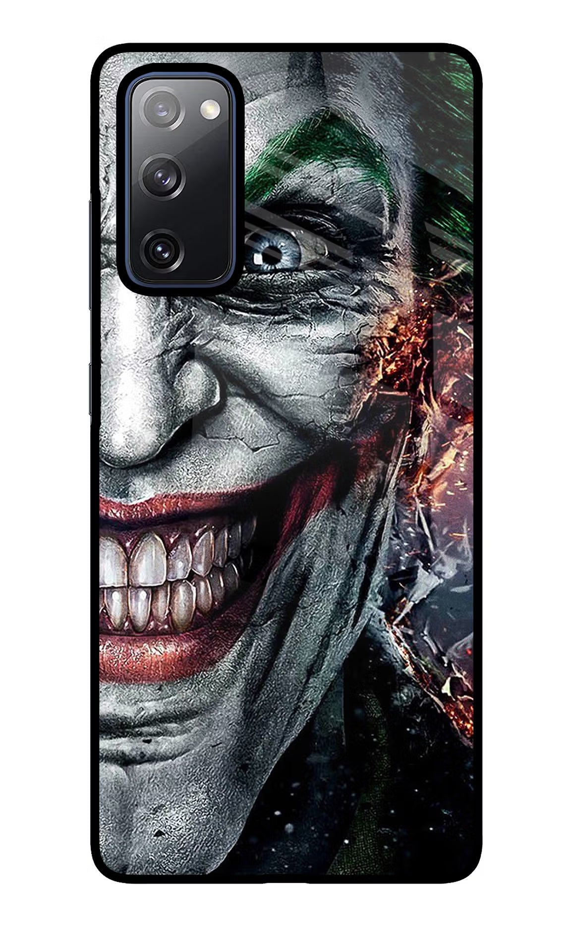 Joker Cam Samsung S20 FE Glass Case Back Cover by Casekaro