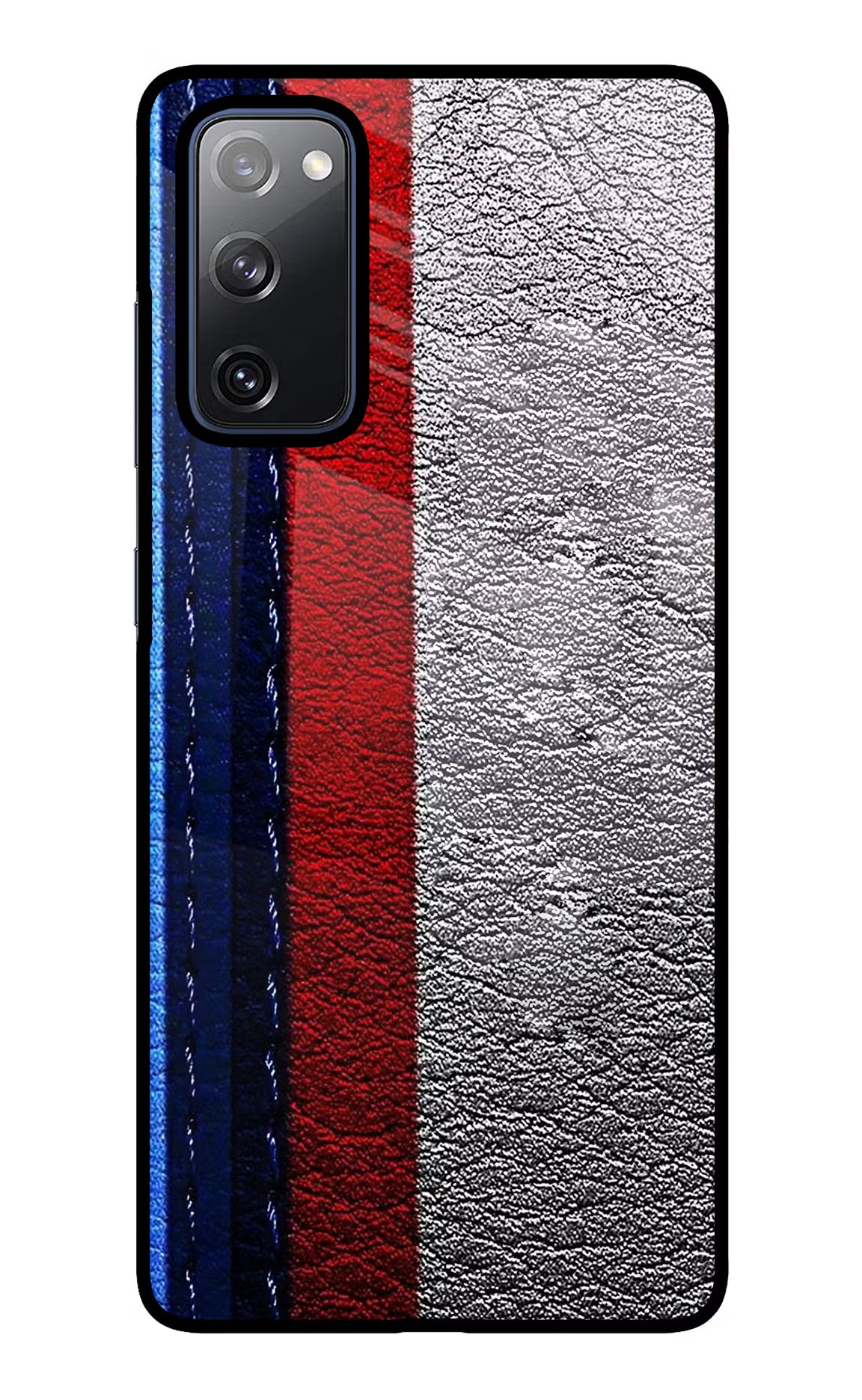 BMW Stripes Samsung S20 FE Glass Case Back Cover by Casekaro