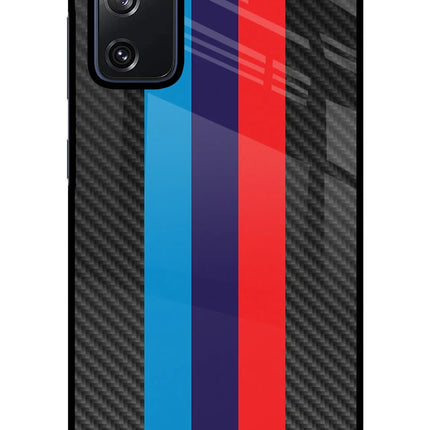 BMW Stripes Pattern Samsung S20 FE Glass Case