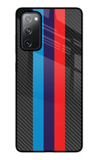 BMW Stripes Pattern Samsung S20 FE Glass Case