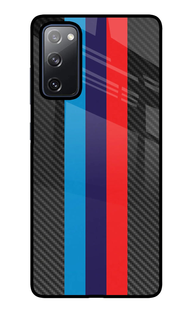 BMW Stripes Pattern Samsung S20 FE Glass Case